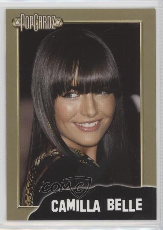 2008 PopCardz Series 1 Gold Camilla Belle #36 0w6