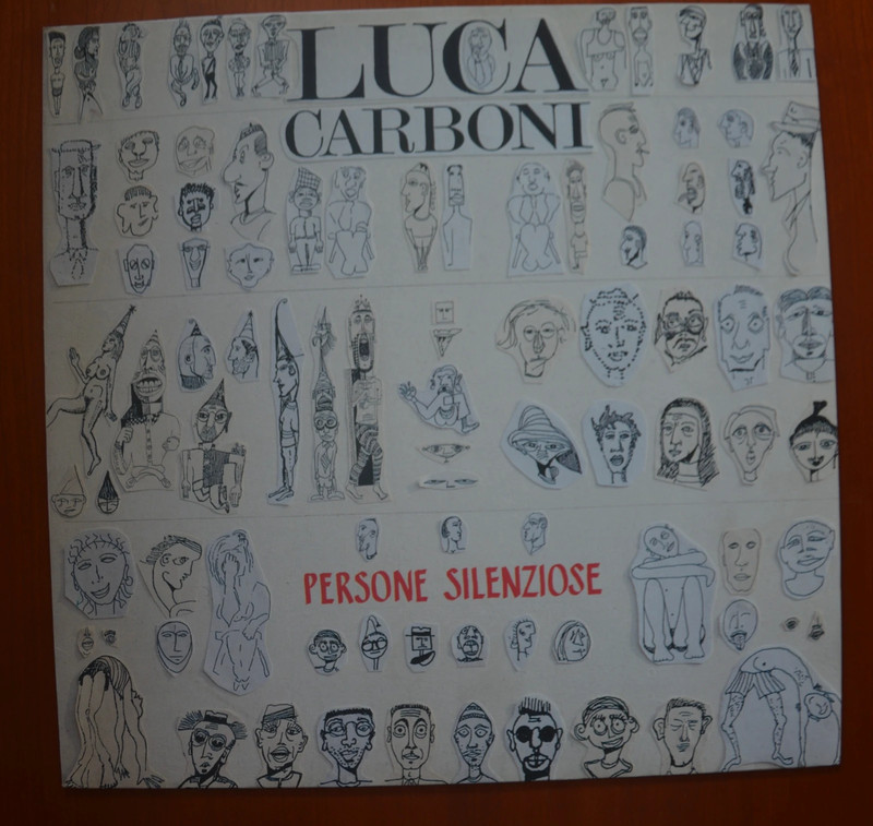 LP 33 giri Luca Carboni - Persone silenziose