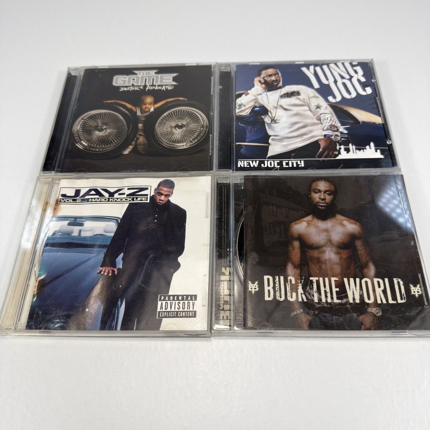 Jay-Z, The Game, Yung Joc, Young Buck Hip Hop Rap Album 4 CD Disk Music Lot