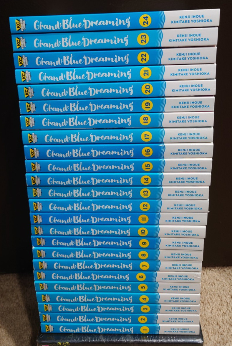 Grand Blue Dreaming manga inglese vol 1-24 **NUOVO**