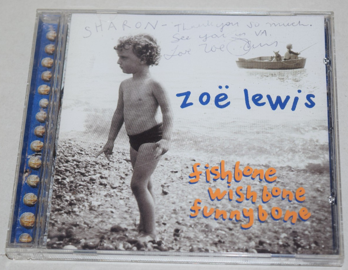 Zoe Lewis Fishbone Wishbone Funnybone - AUTOGRAPHED 2001 CD