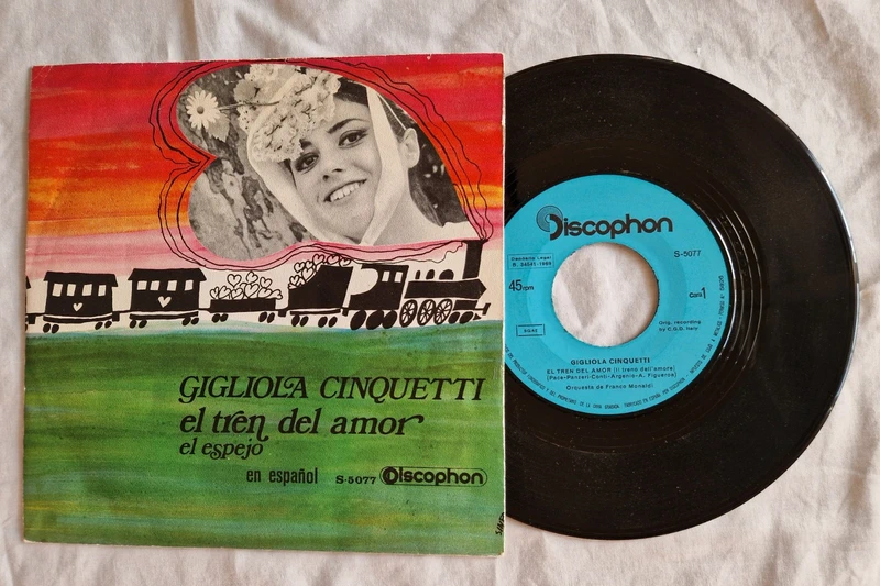 Gigliola Cinquetti Il treno dell'amore 45 giri Disco in spagnolo