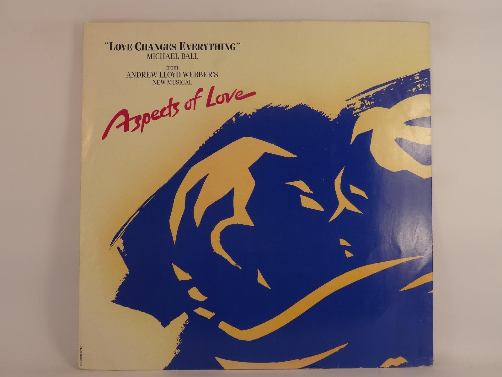 MICHAEL BALL LOVE CHANGES EVERYTHING (215) 3 Track 12" Single plus Picture Sleev