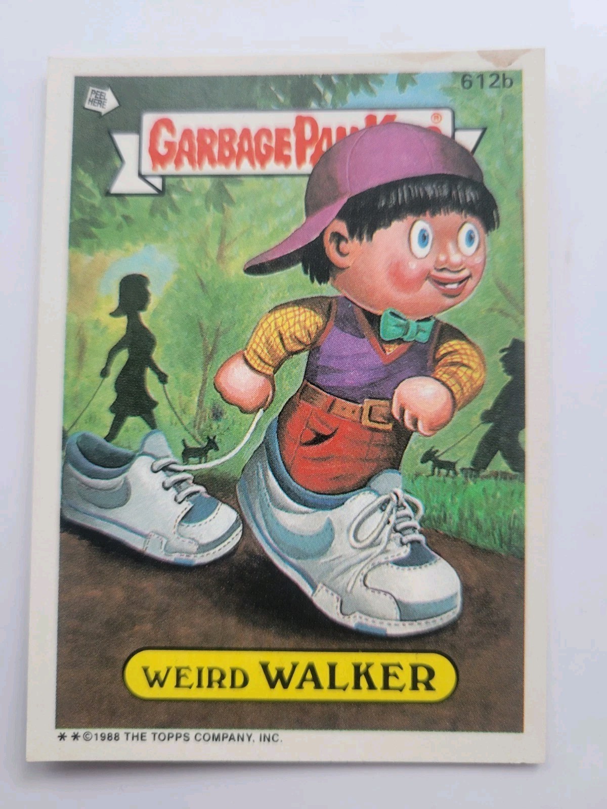 Topps Garbage Pail Kids 1988 serie 15 Weird Walker #612b
