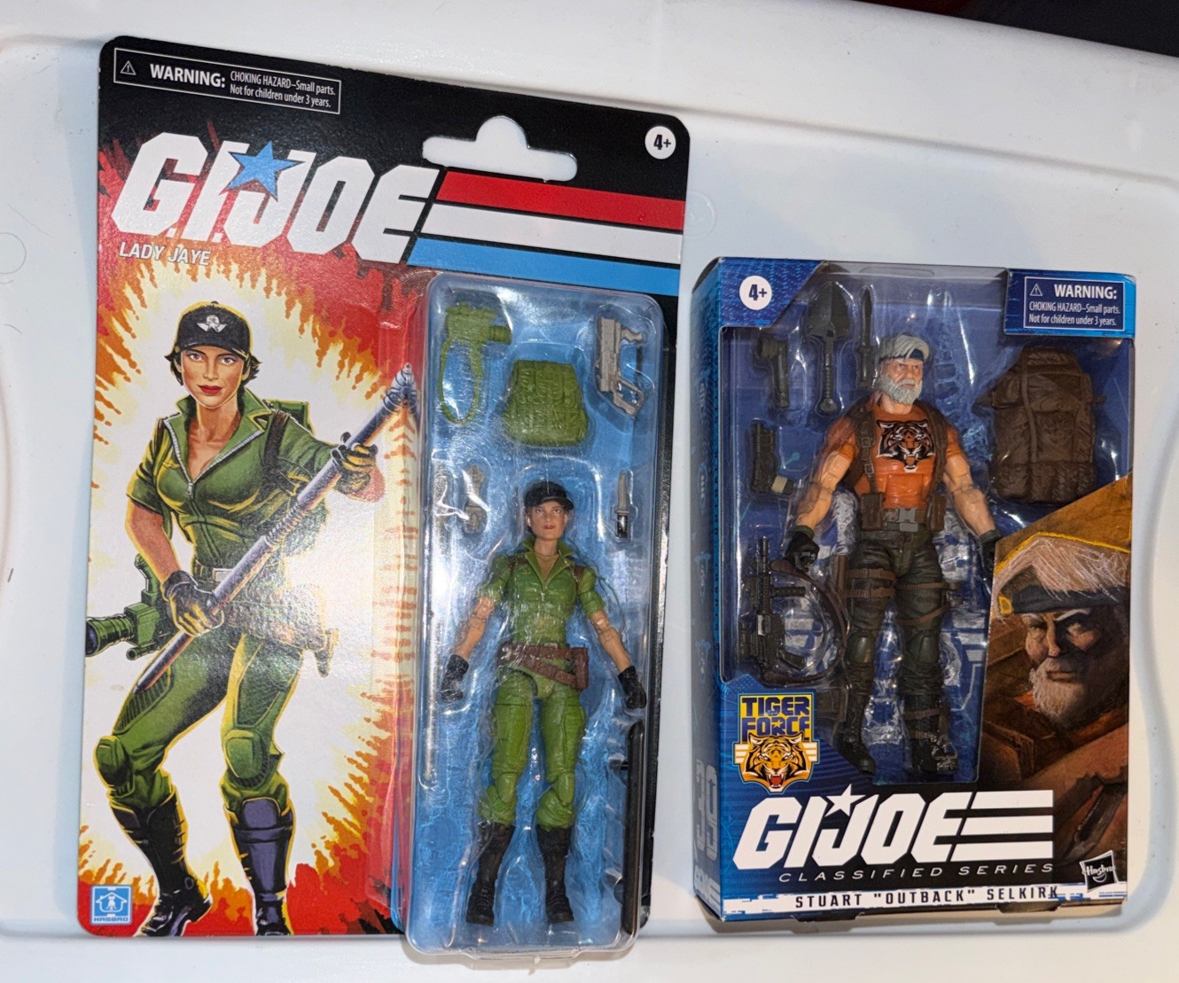 GI Joe Classified Tiger Force #39 Stuart Outback Selki + Lady Jaye Set!