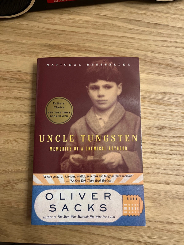 Uncle Tungsten Memoir by Oliver Sacks