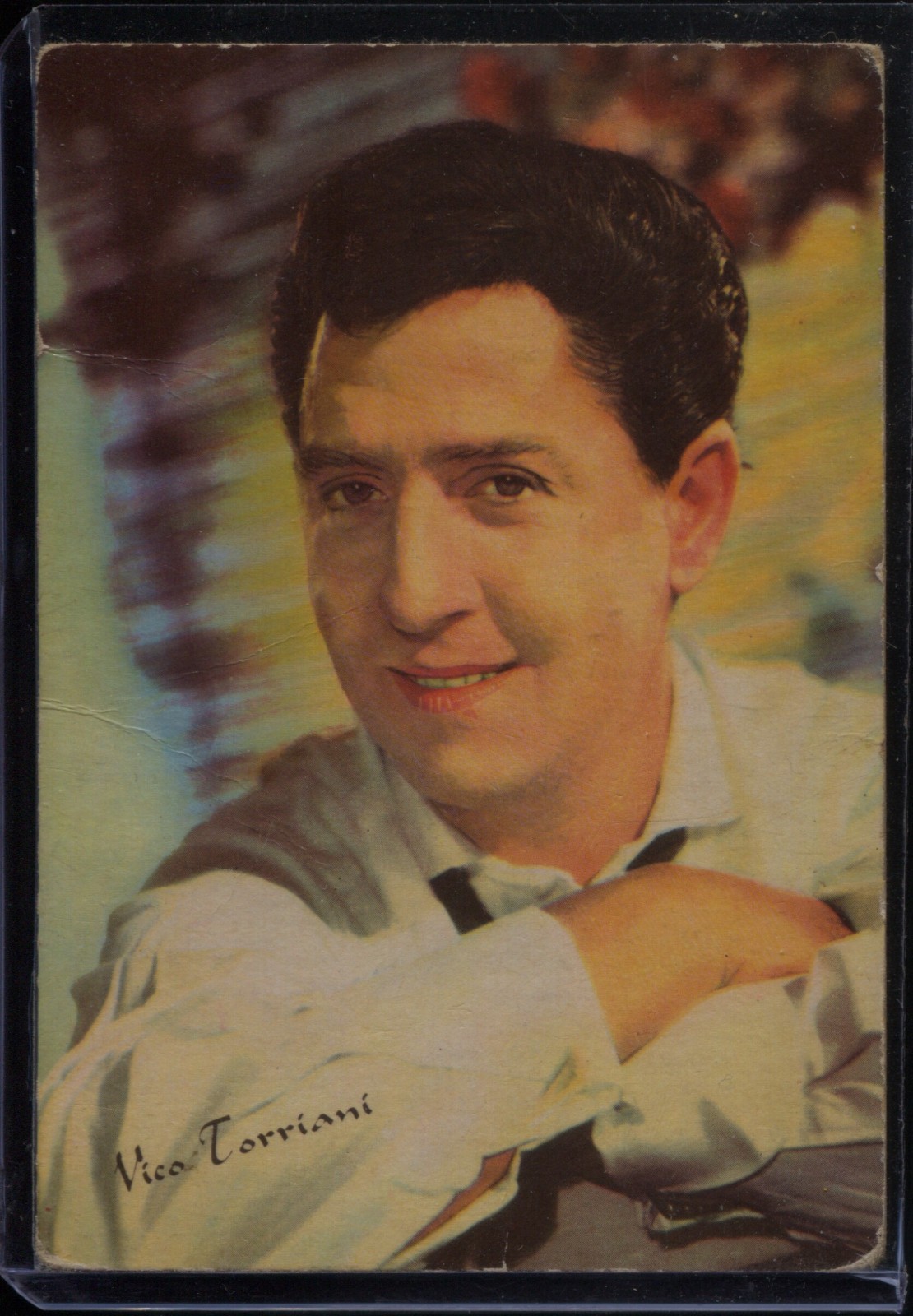 Vico Torriani Trading Card Stella del Cinema Olandese Vintage