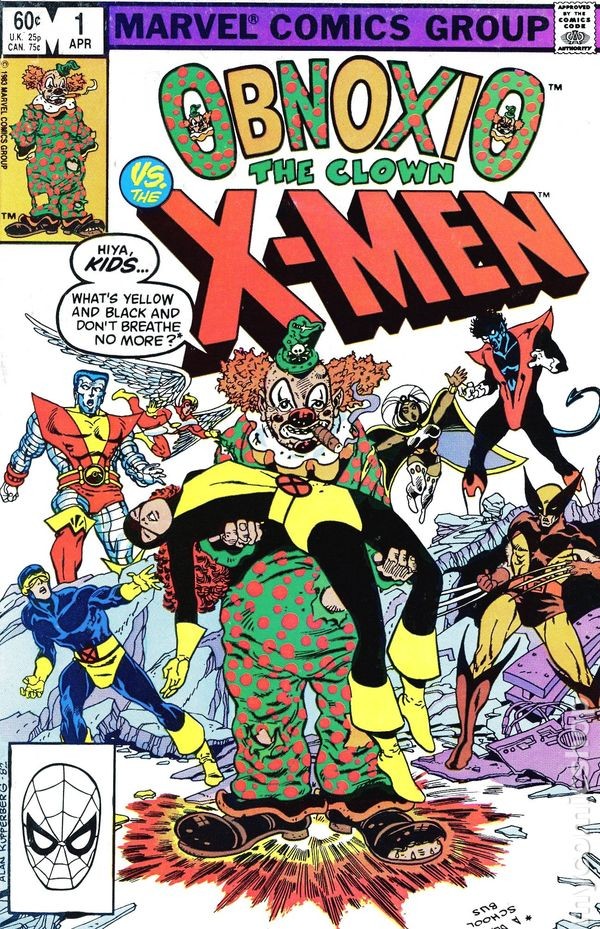 Obnoxio the Clown vs. the X-Men #1 FN 1983 Stock Image