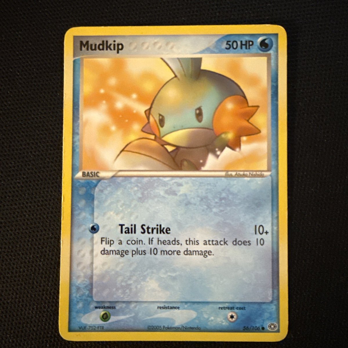Mudkip 56/106 EX Emerald 2005 Pokemon MP Non-Holo