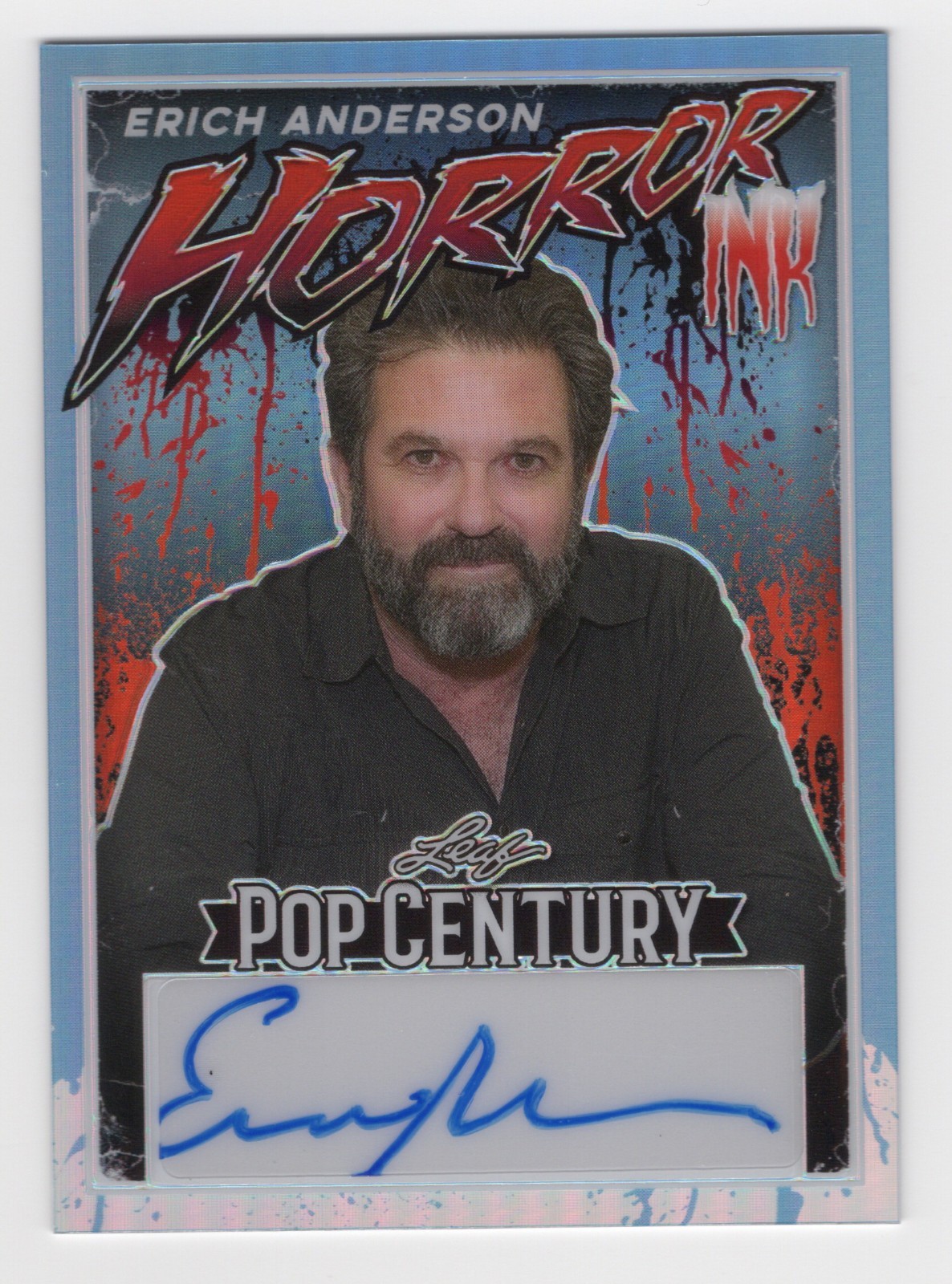 Erich Anderson 2024 Leaf Metal Pop Century Autograph Card Auto Friday 13th /15