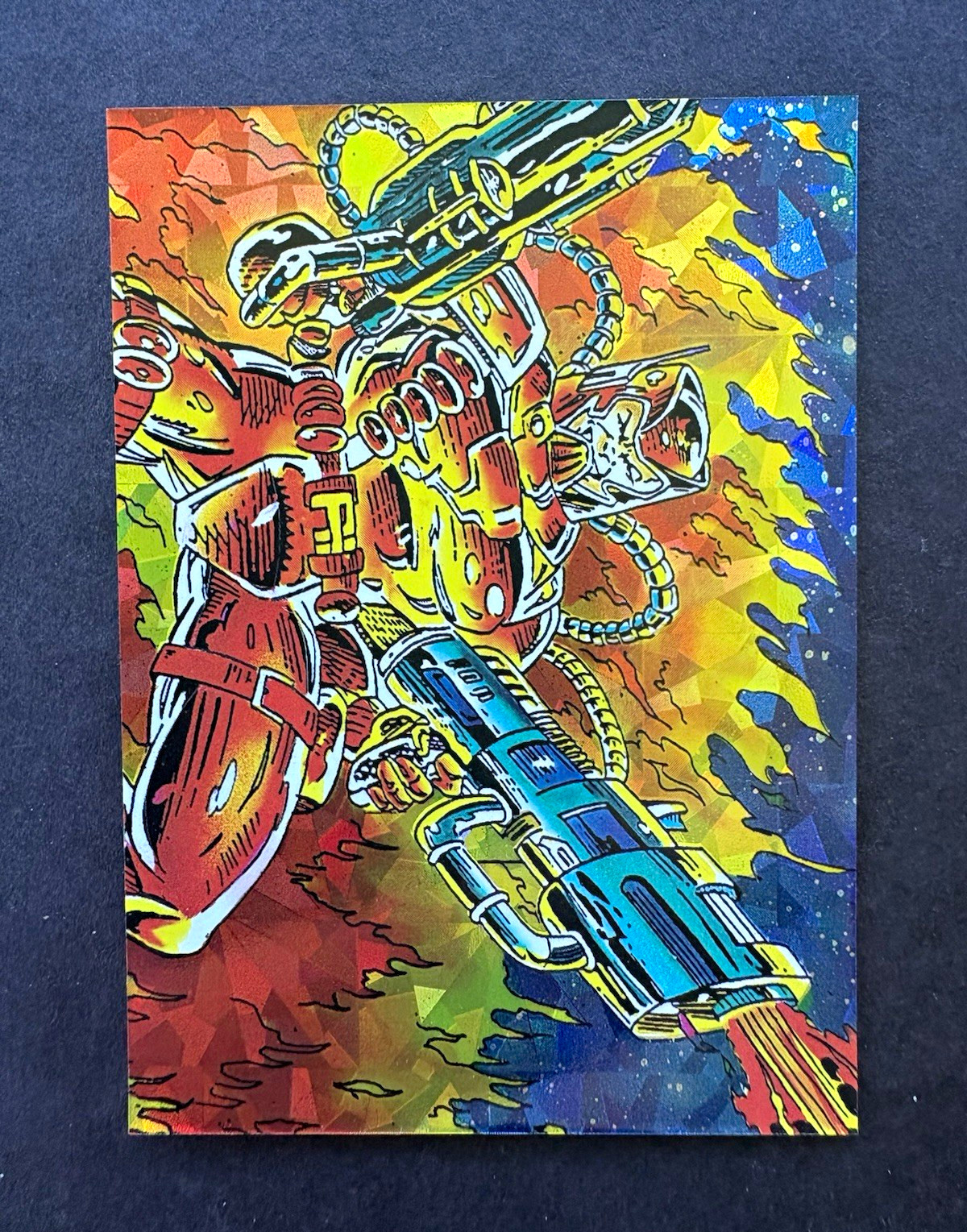 Fumetto Immagini 1992 ShadowHawk P4 "Creazione" Inserto Carta Collezionabile Non Sportiva