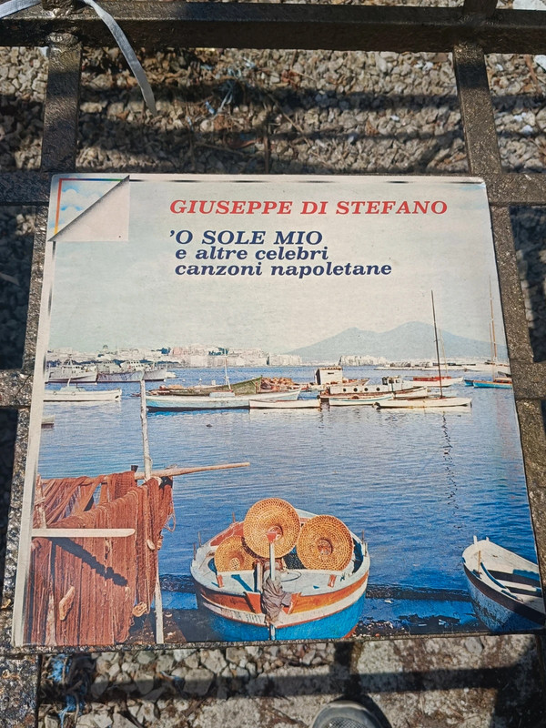 Vinile vintage o sole mio