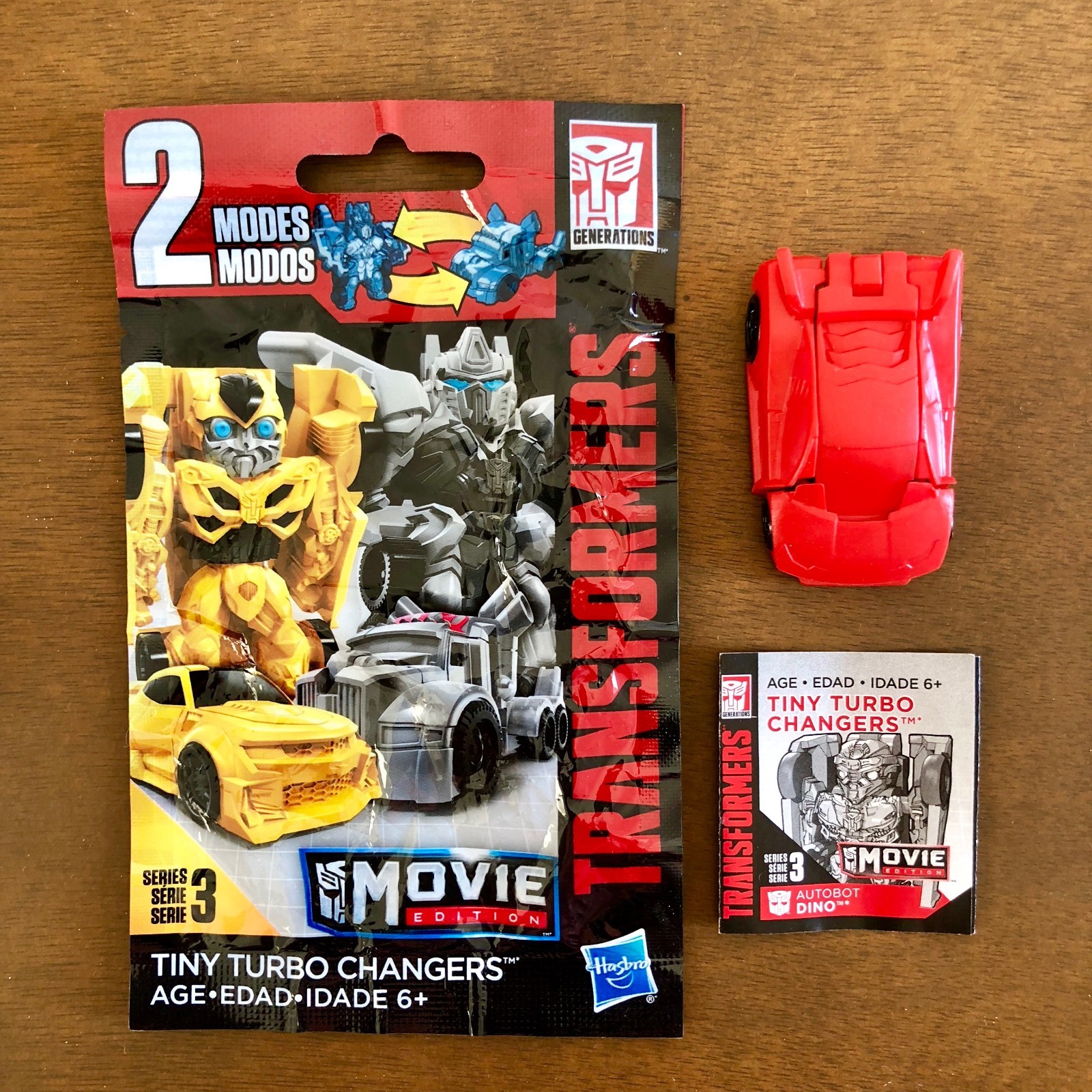 Transformers Tiny Turbo Changers Series 3 Dino 1.8-Inch Figure