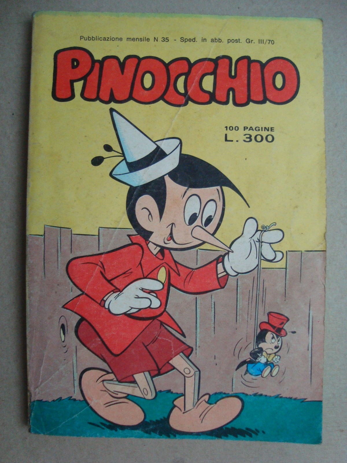 pinocchio n° 35 ed.metro 1977