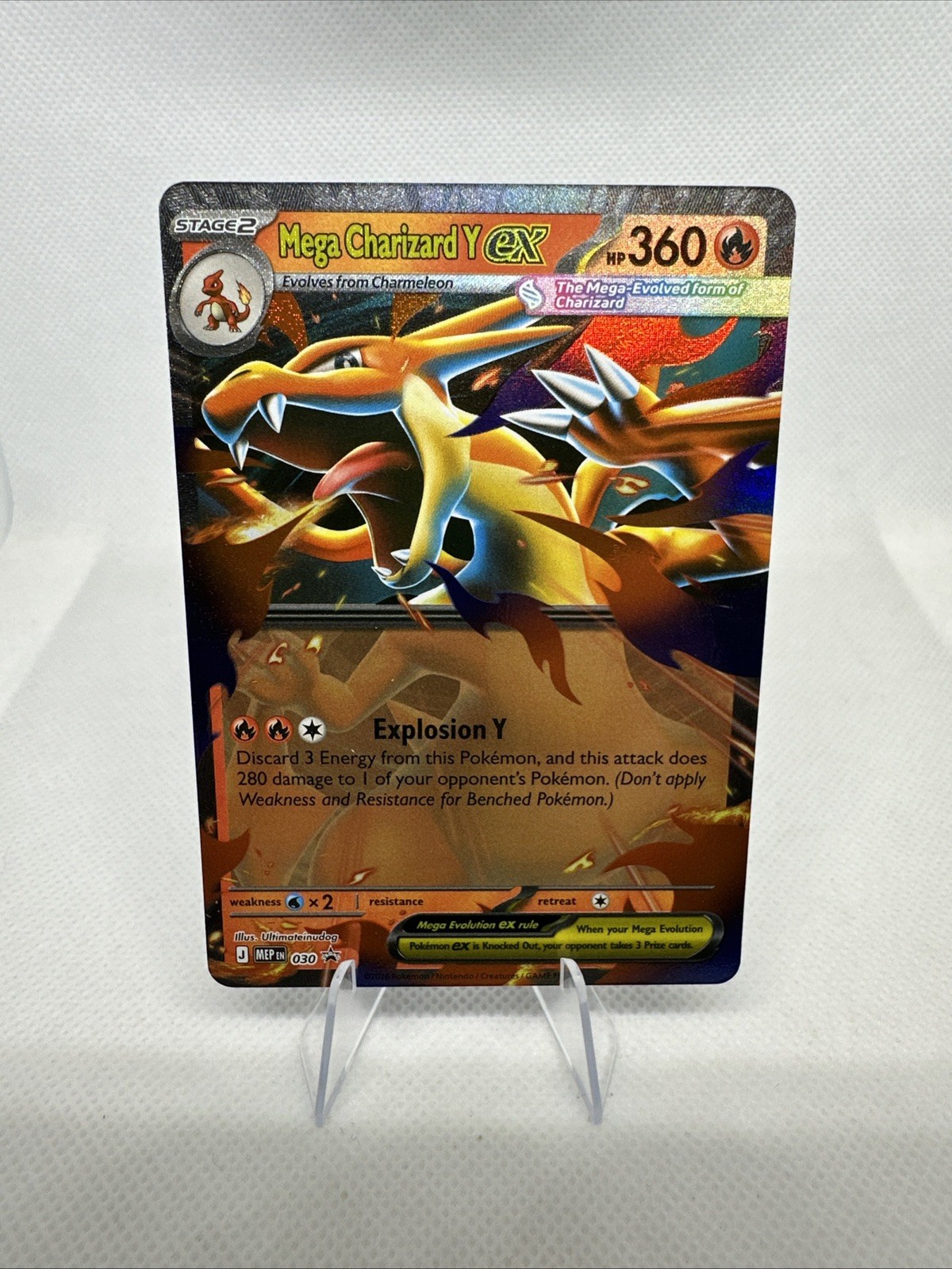 The Pokemon Company Mega Charizard Y EX 030 EN Holo Full Art