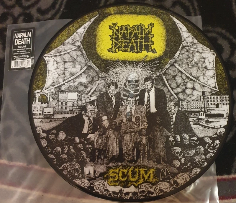 Napalm Death - Scum Vinyl Picture Lp