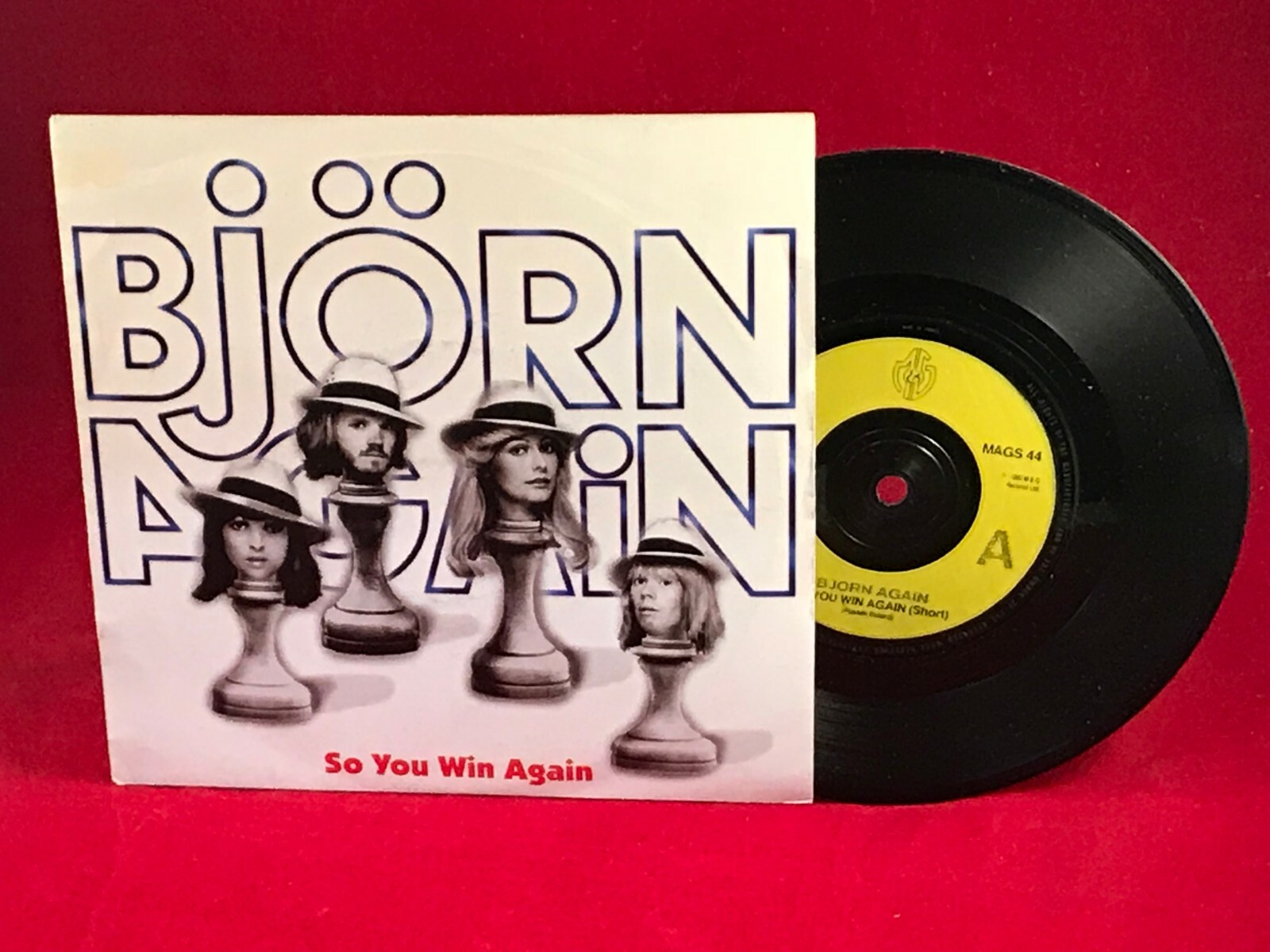 BJORN AGAIN So You Win Again 1993 UK 7" vinyl single 45 record ABBA