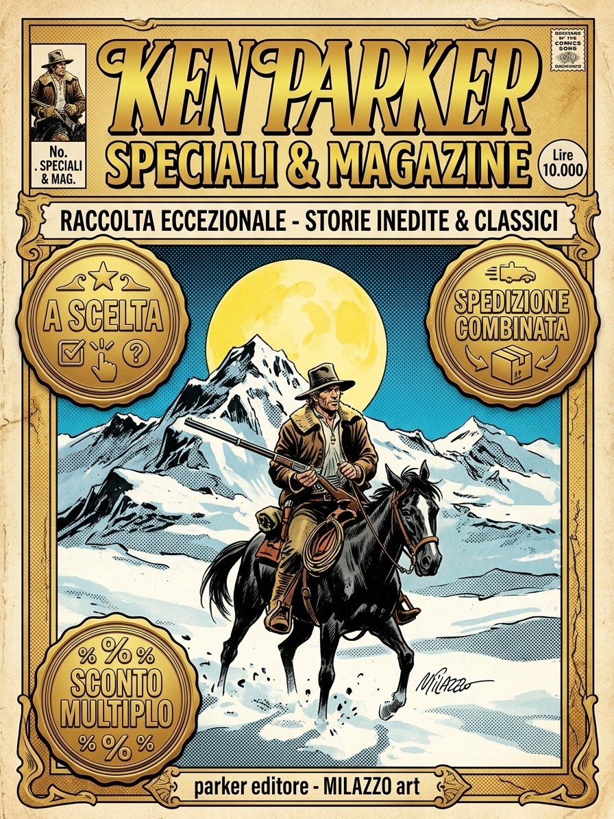 KEN PARKER SPECIALI e MAGAZINE A Scelta Parker Editore Bonelli Berardi & Milazzo