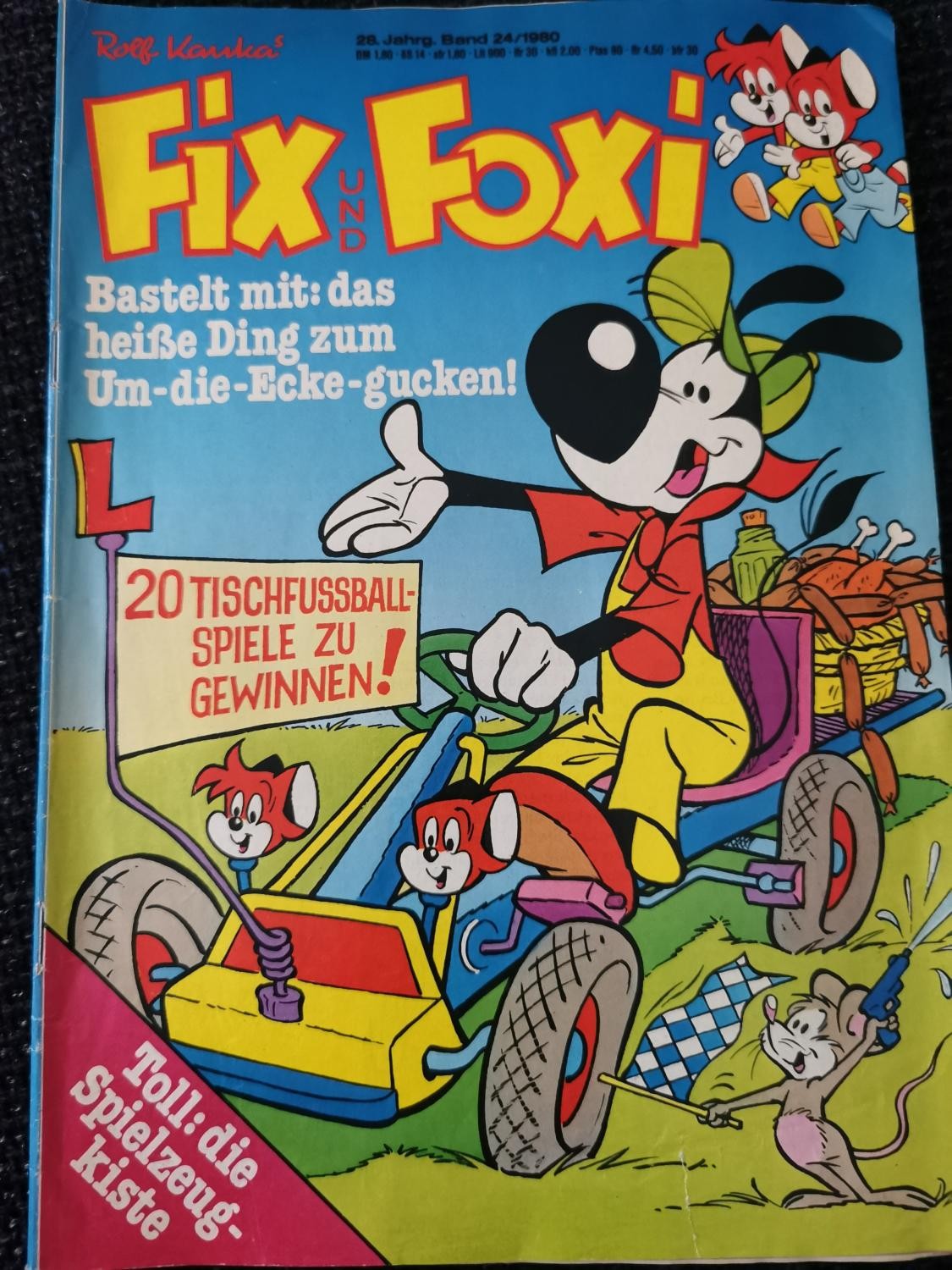 Fix e Foxi 28. Anno 1980 volume 24 fumetto Rolf Kauka periscopio fai da te