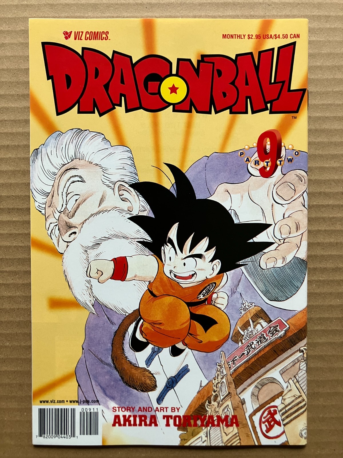 DRAGON BALL PART TWO #9 Akira Toriyama (1999 Viz Comics) SPEDIZIONE GRATUITA