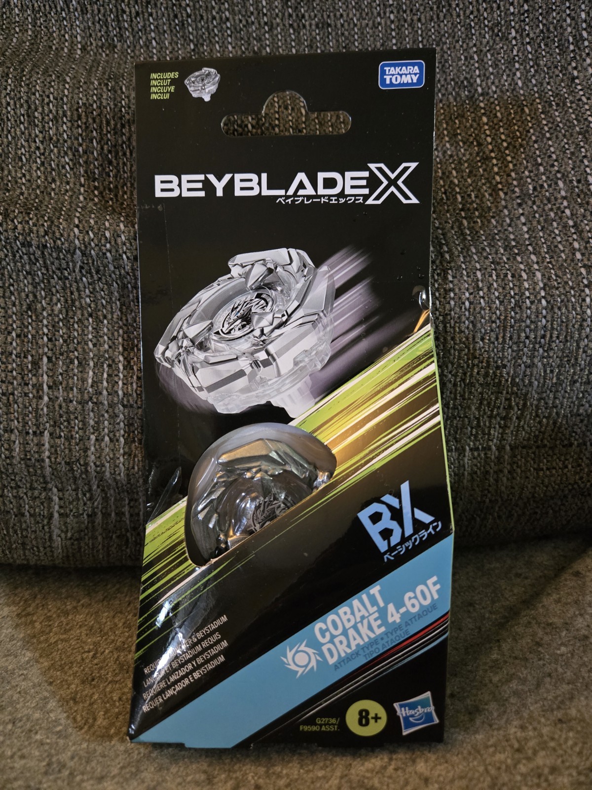 NEW Hasbro Takara Tomy Beyblade X Cobalt Drake 4-60F BX 