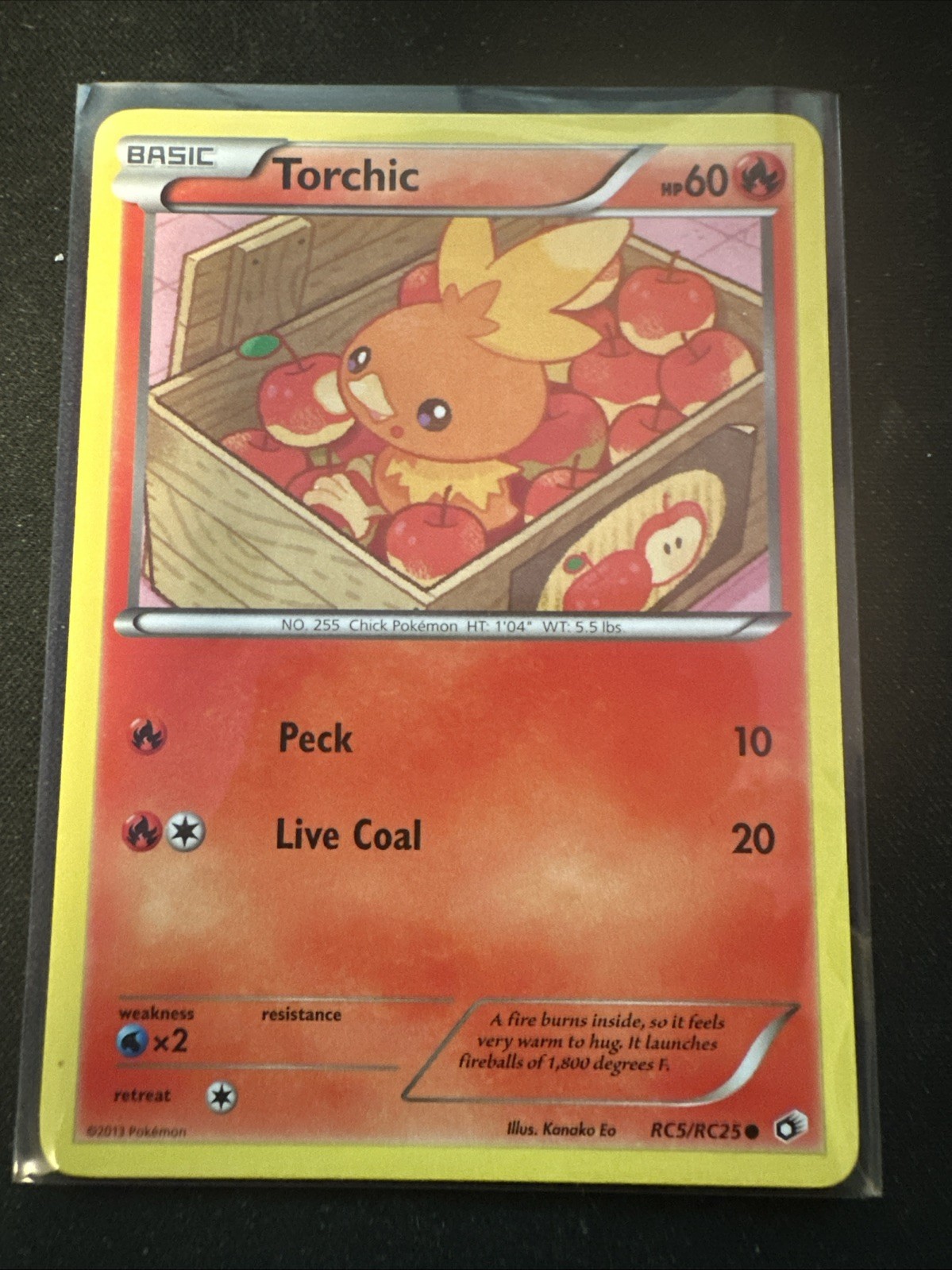 Torchic RC5/RC25 Tesori Leggendari: Collezione Radiante Holo
