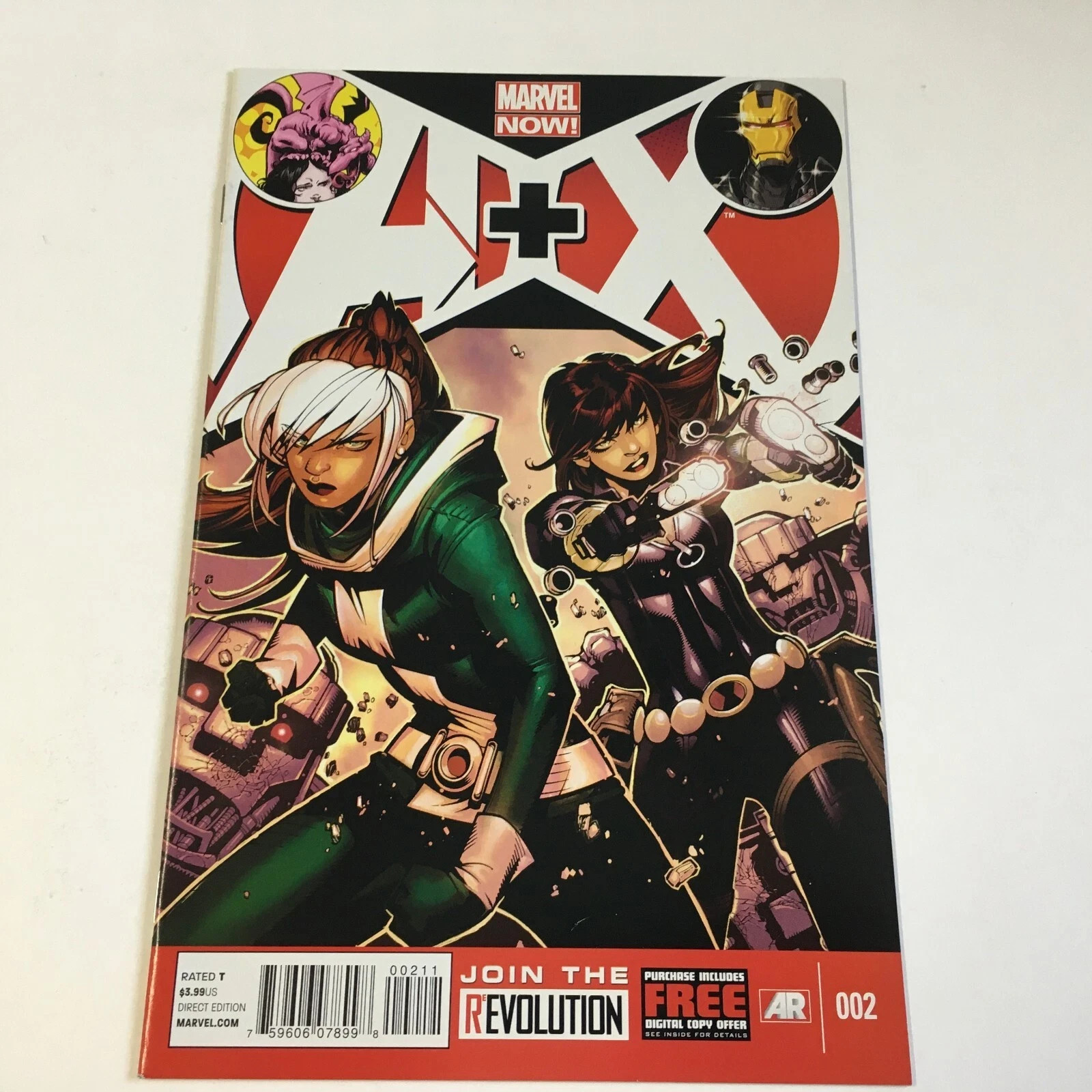 A + X Avengers X-Men #2 Marvel Comics 2013 VF/NM A Plus X Rogue Black Widow