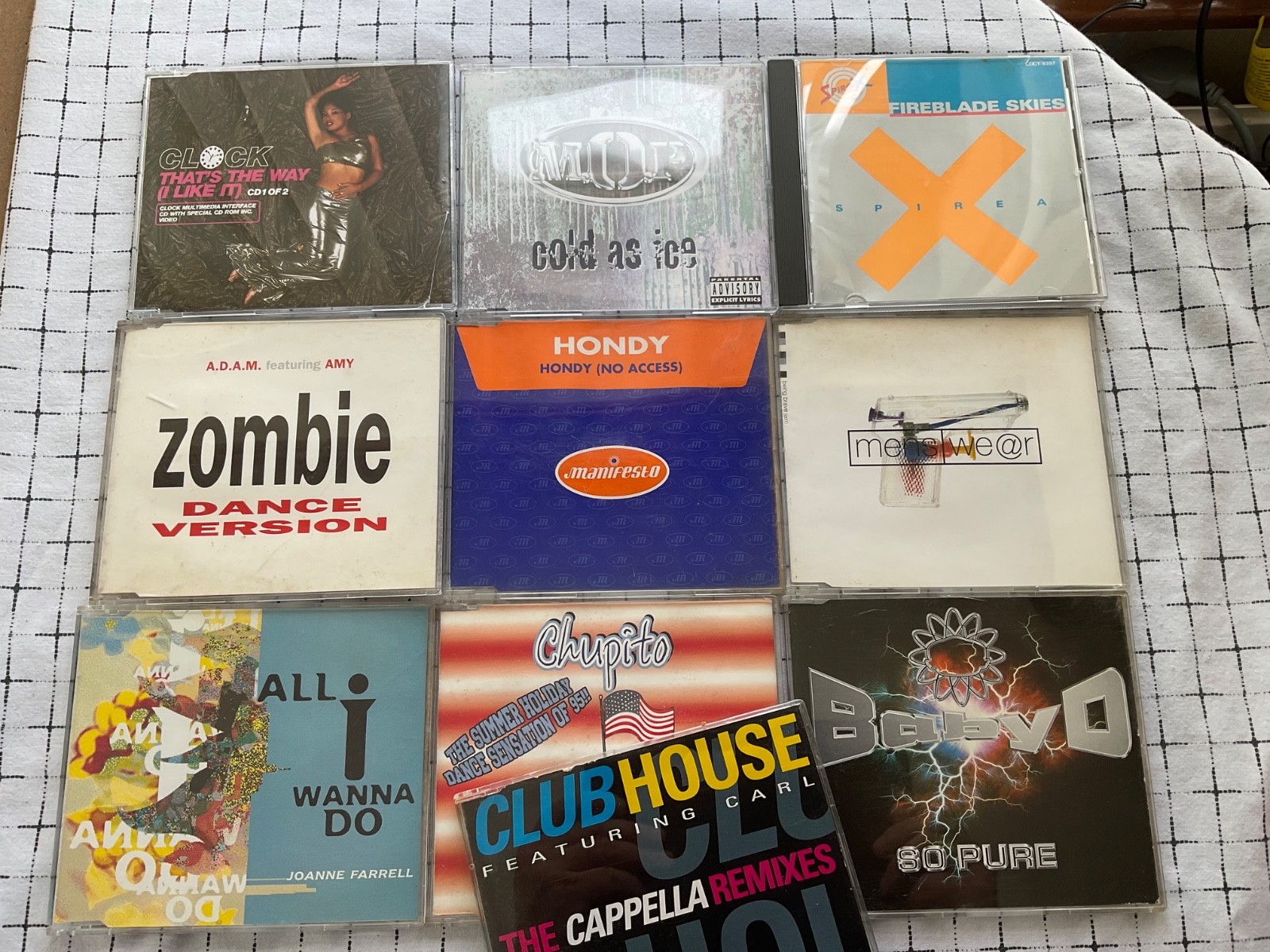 Rave , techno, electronic hardcore cd singles bundle