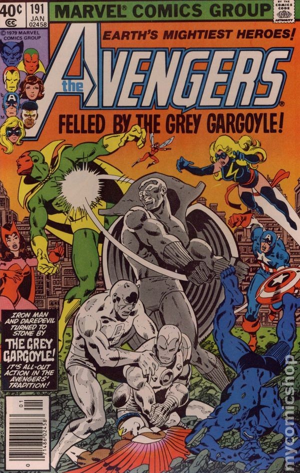 Avengers 191N FN 1980 Immagine Stock