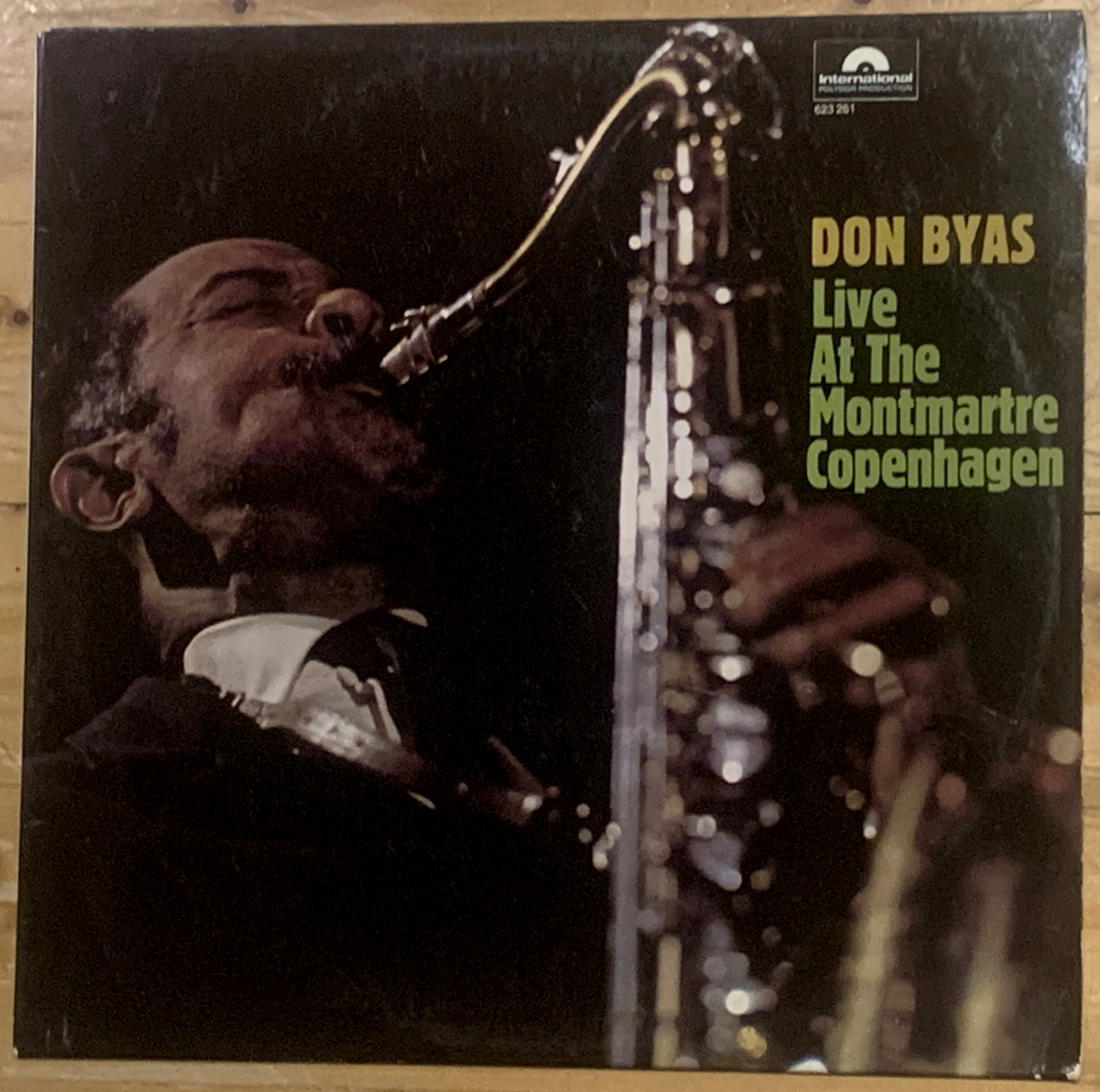 DON BYAS Live at the Montmartre Copenhagen Polydor White Label Promo LP 623261