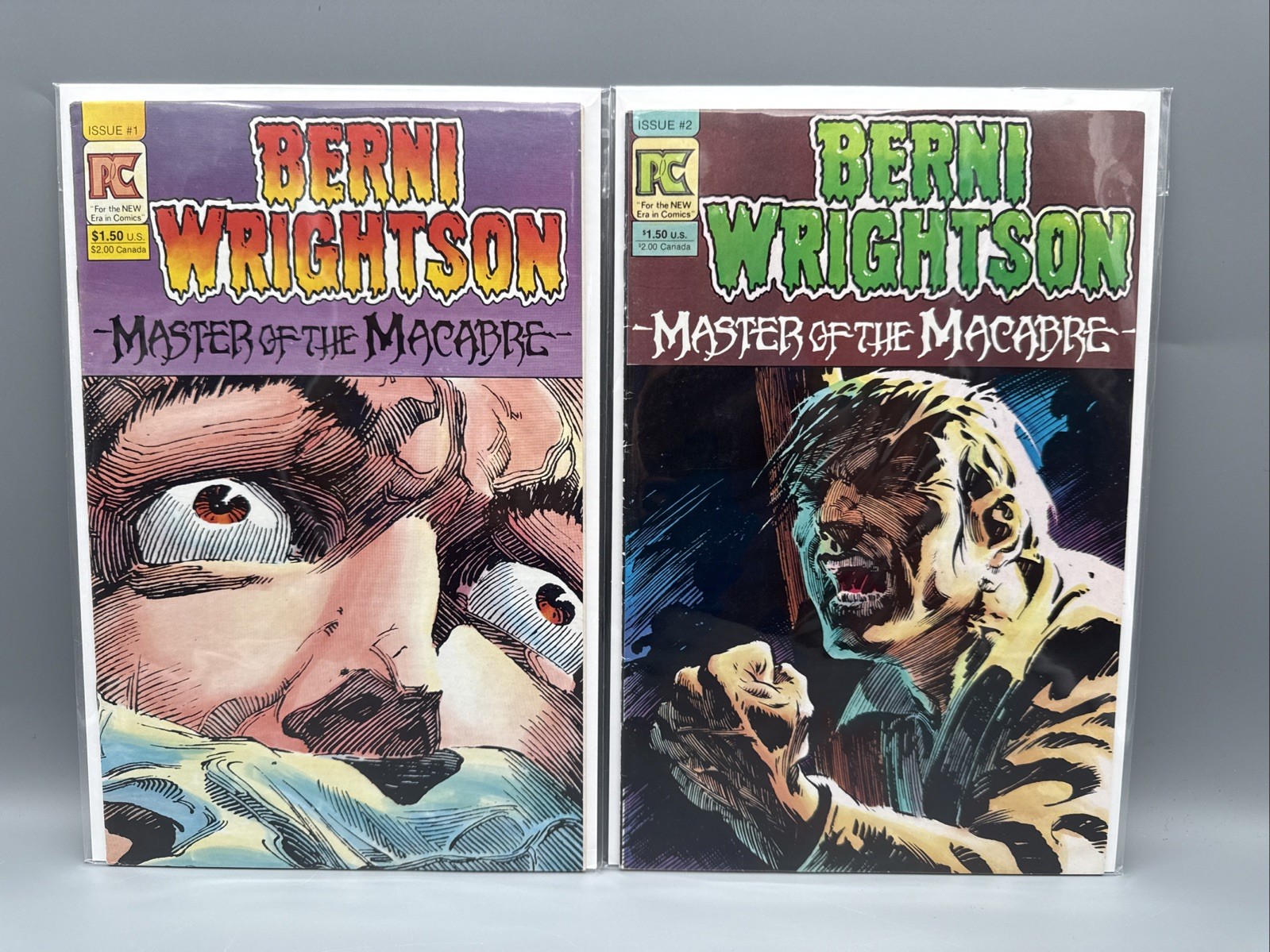 Berni Wrightson Master of the Macabre #1 & #2 Pacific Comics