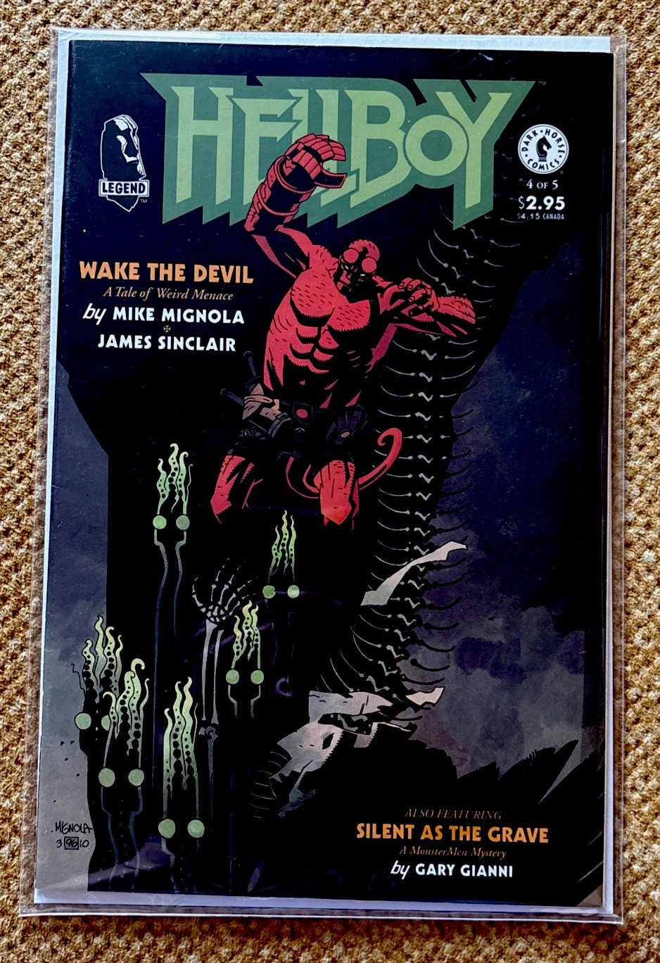 Hellboy Wake The Devil #4 Comic Dark Horse 1996 Rasputin Vampires Mike Mignola