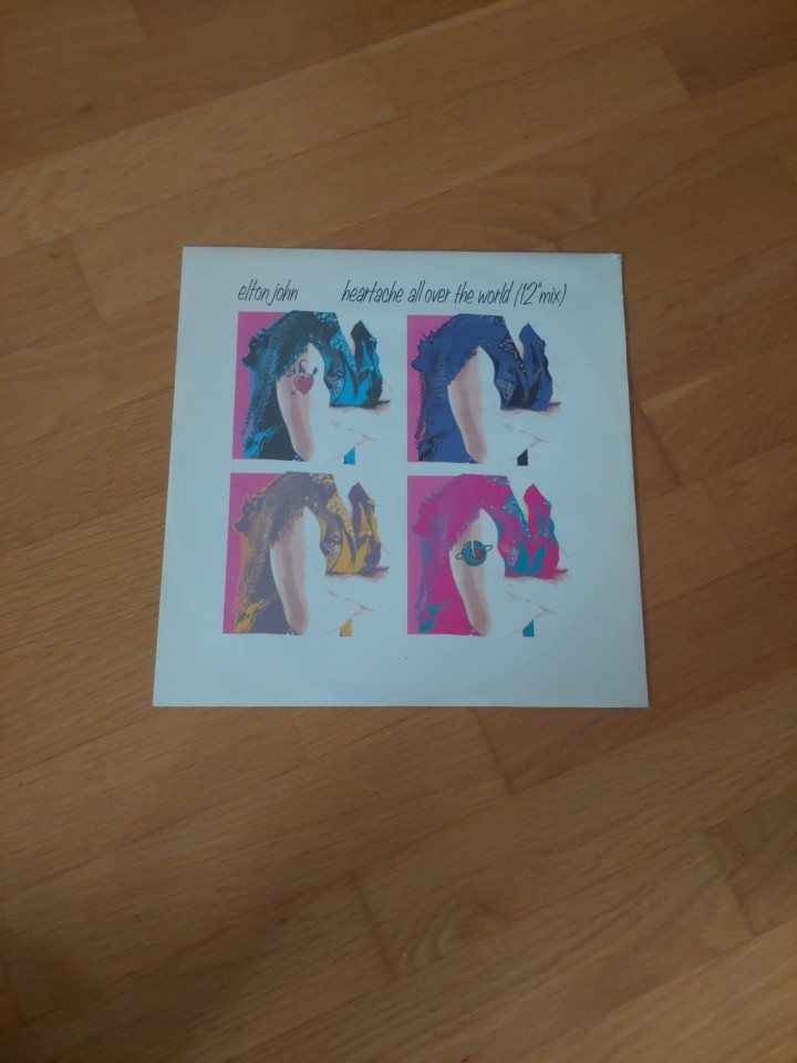 ORIGINAL ELTON JOHN- HEARTACHE ALL OVER THE WORLD 12" VINYL NEVER BEEN PLAYED