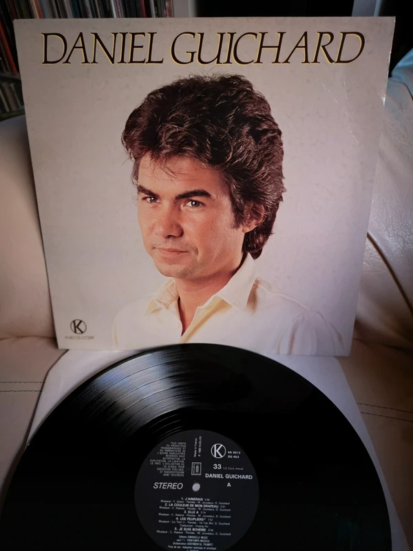 Disque Vinyl 33T - Daniel Guichard - J'aimerais
