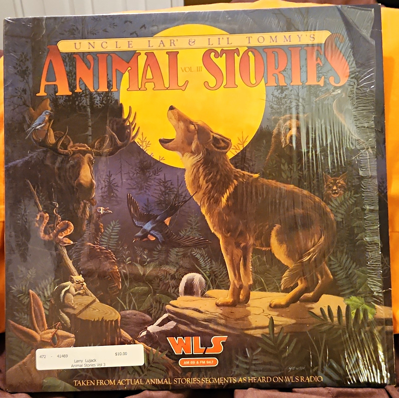 Uncle Lar' & Li'l Tommy - Animal Stories Vol. III (1983 Vinyl LP) WLS