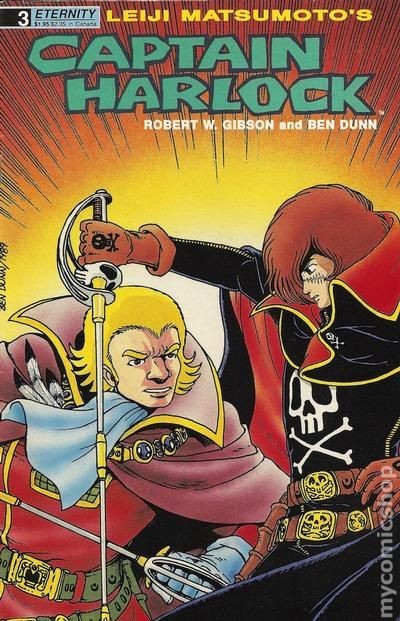 Capitano Harlock #3 FN 1989 Immagine Stock