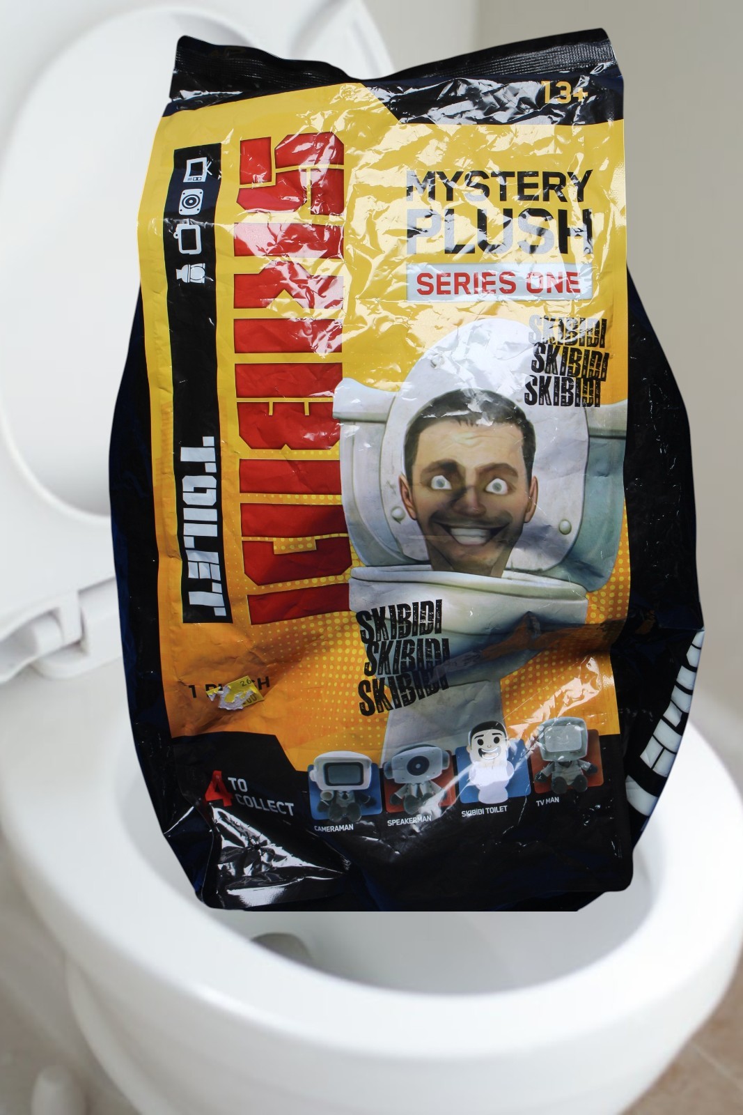 Skibidi Toilette Mystery Peluche Serie 1 Borsa Cieca Sigillata Bonkers Giocattolo 13+