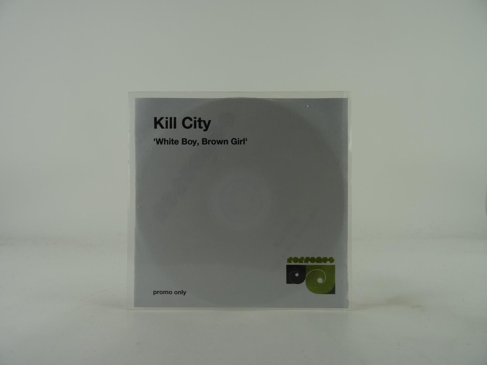 KILL CITY WHITE BOY BROWN GIRL (A34) 1 Track Promo CD Single plus White Sleeve P