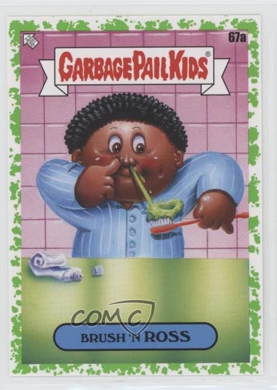 2020 Topps Garbage Pail Kids 35° anniversario Booger Green Brush'N Ross #67a 2u6