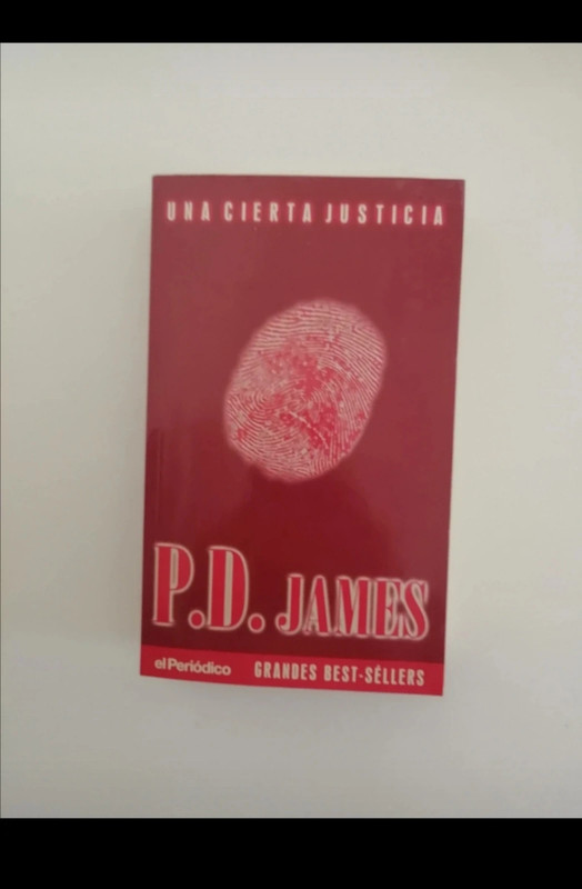 Libro Una Cierta Justicia de P D James vintage