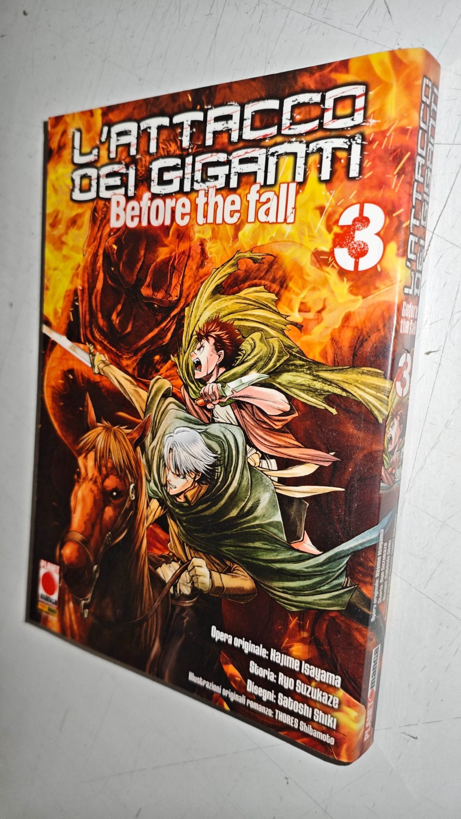 L'ATTACCO DEI GIGANTI Before the fall # 3 - 1a ed. 2015 PLANET MANGA - MN14