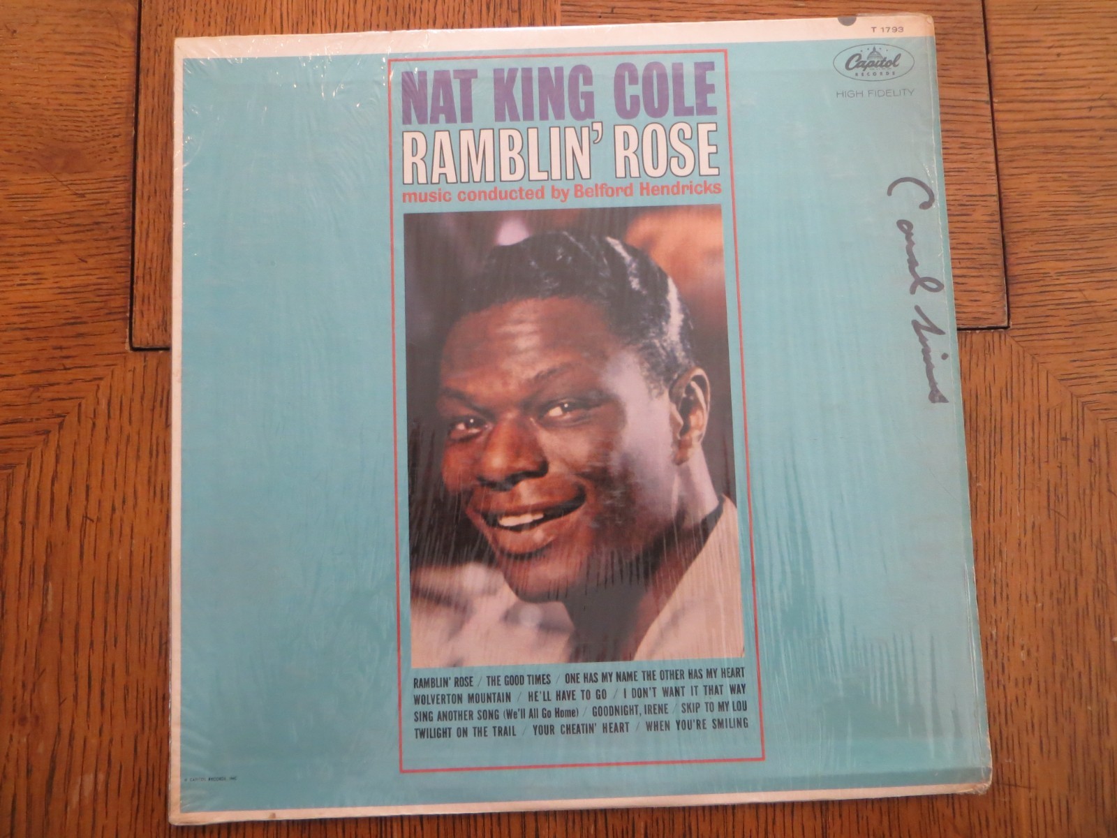 Nat King Cole ‎– Ramblin' Rose - 1965 - Capitol Records ST-1793 Vinyl LP VG/VG