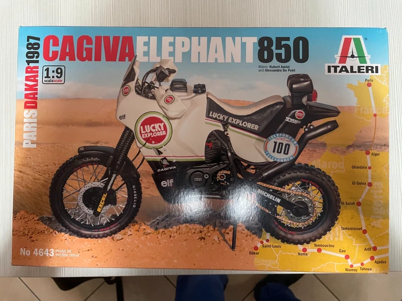 Modellino Italeri Cagiva Elephant 850