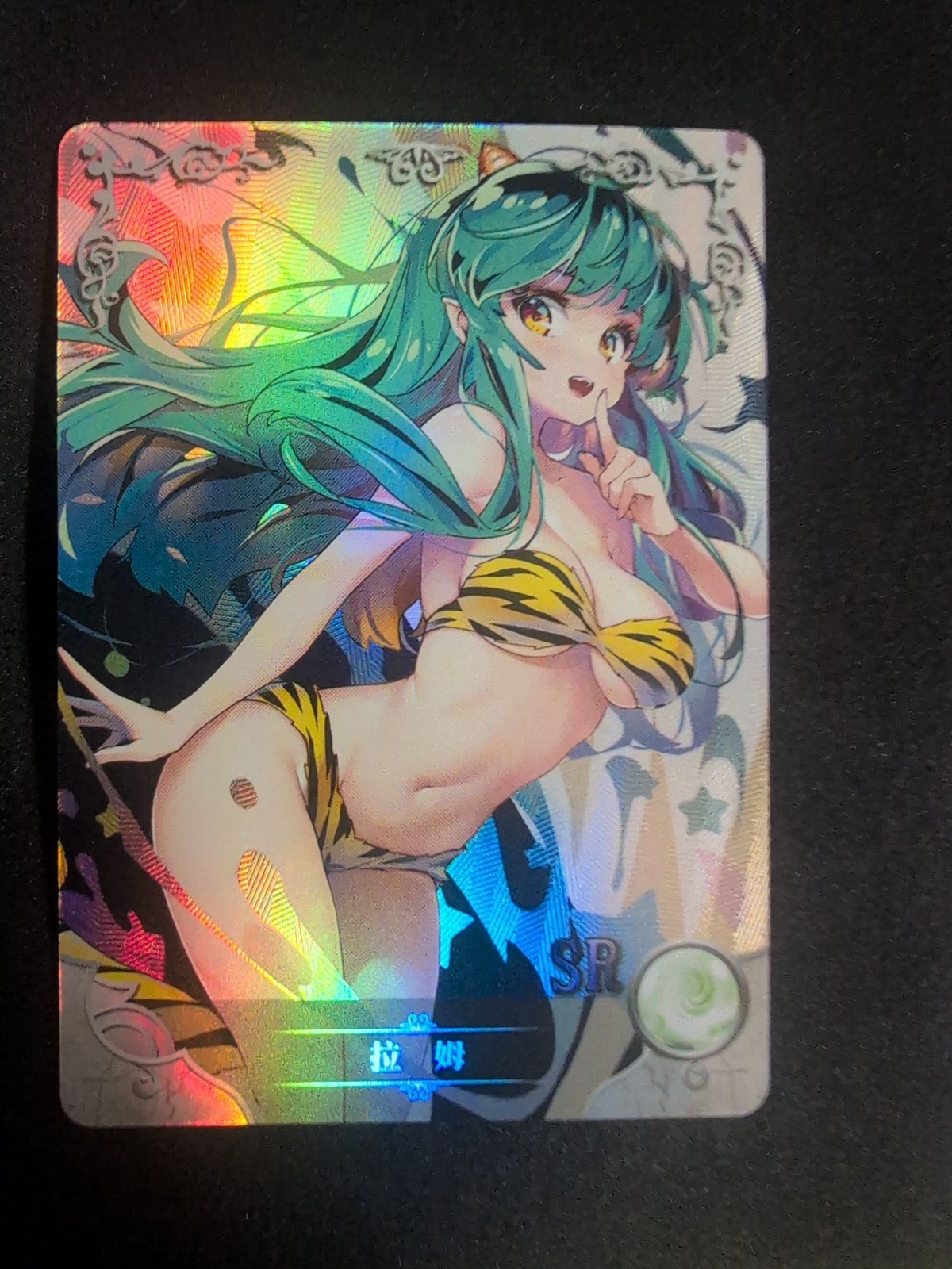 Lum Urusei Yatsura Goddess Story SR Anime Waifu Trading Card Holo Foil