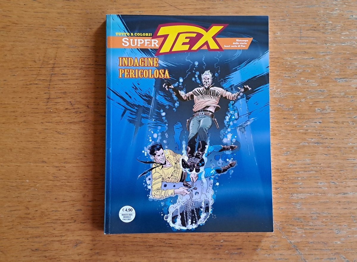 Super Tex n.41: "Indagine pericolosa", Bonelli Editore,marzo 2025, a colori