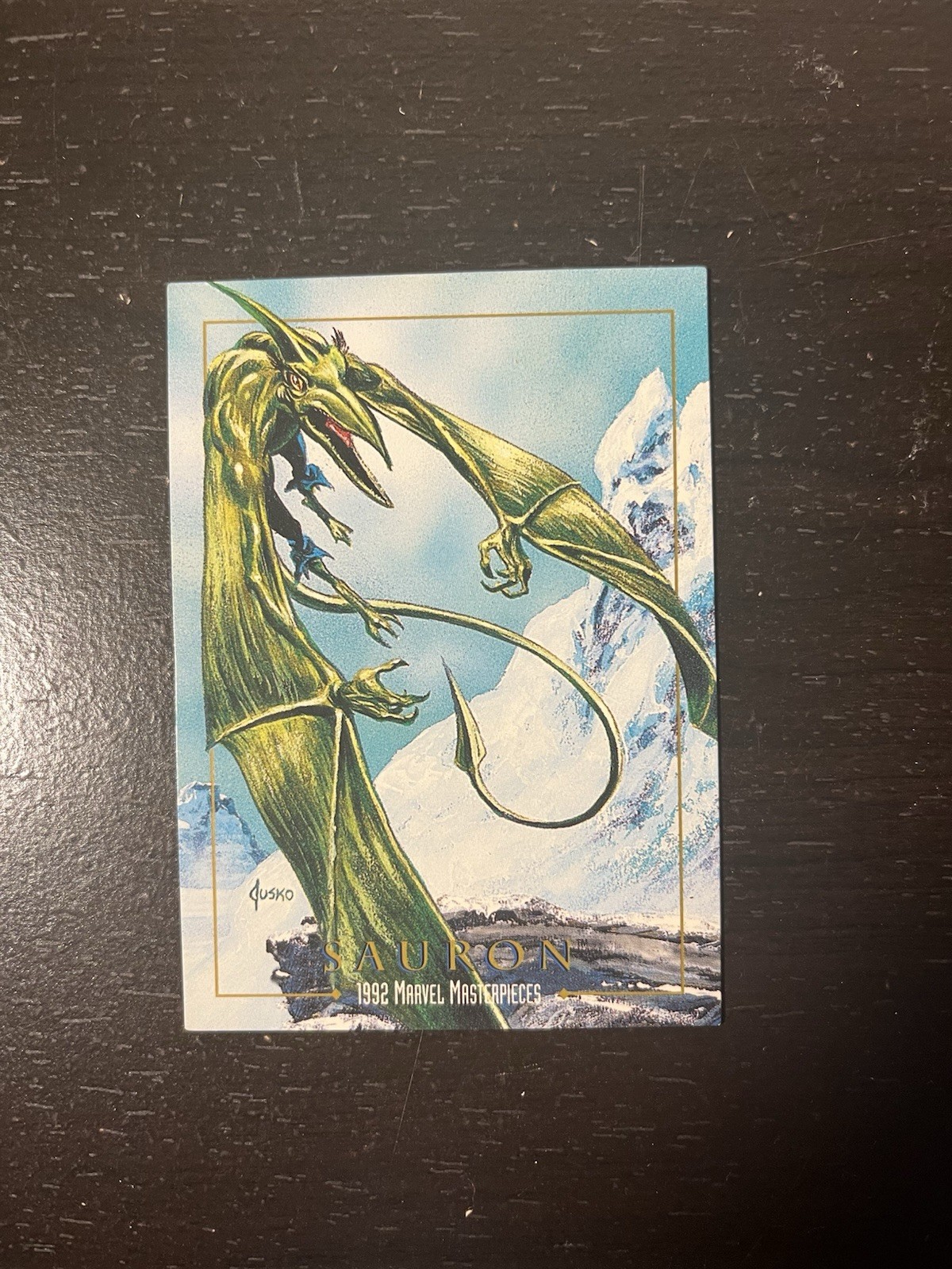 1992 Skybox, Marvel Masterpieces, 76, Sauron
