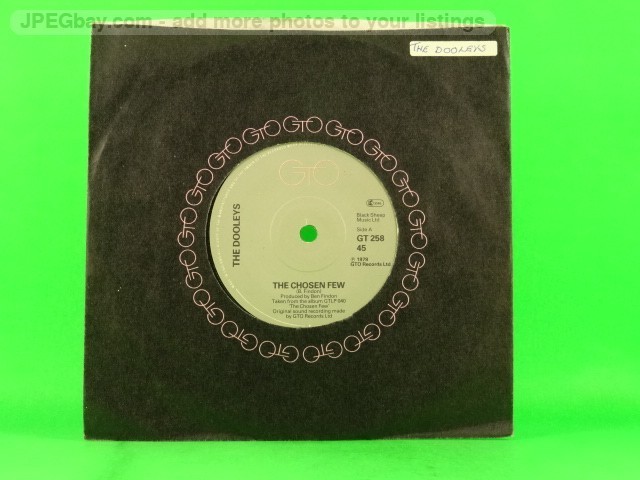 THE DOOLEYS THE CHOSEN FEW (150) 2 Track 7" Single including Company Sleeve GTO
