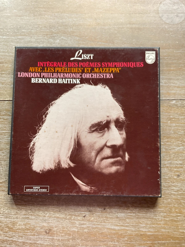 Liszt – Intégrale des poèmes symphoniques – Coffret 4 vinyles, 33 tours – Comme neuf