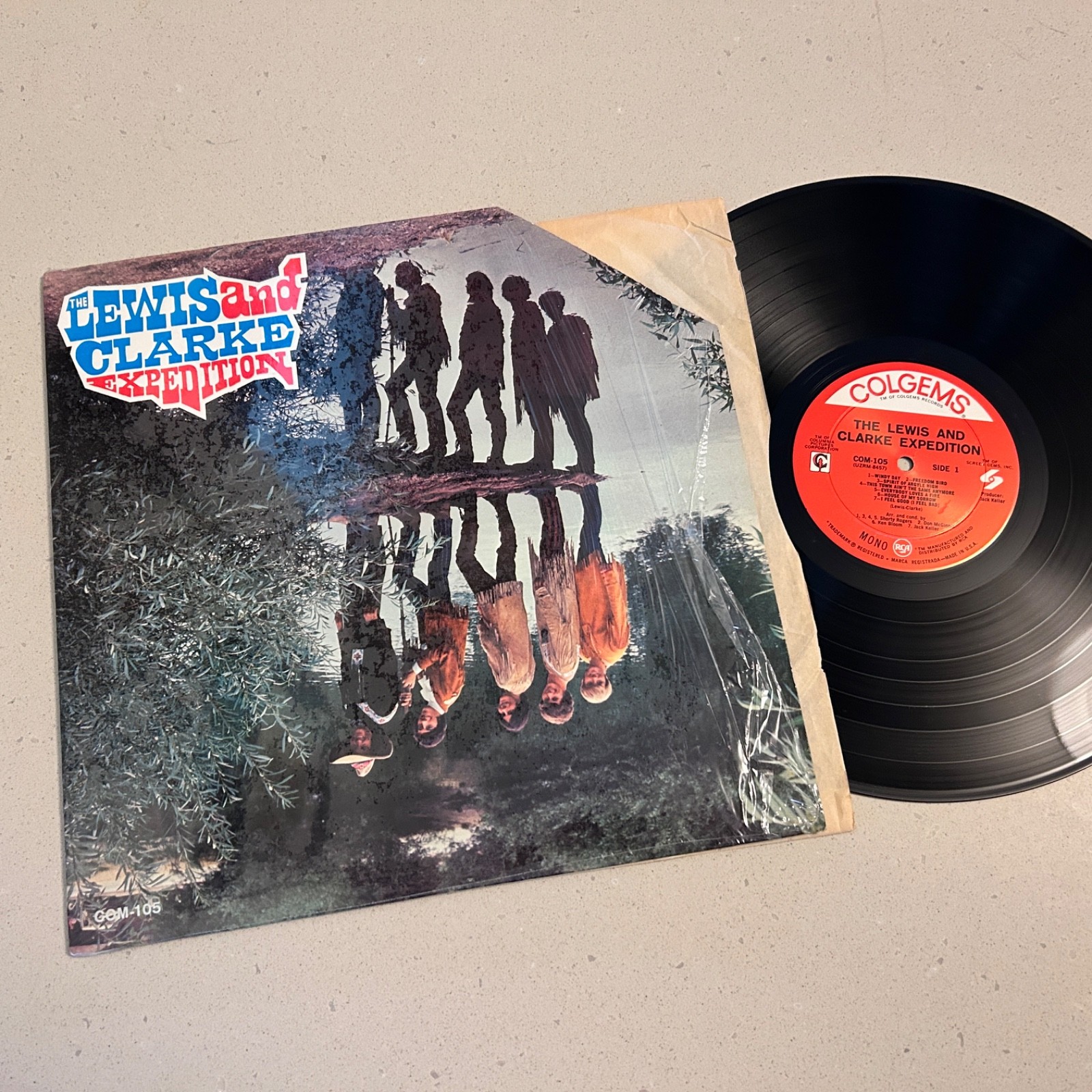 (VG+) LEWIS AND CLARK EXPEDITION "Earth Air Fire & Water" OG LP 1967 SHRINK Mono