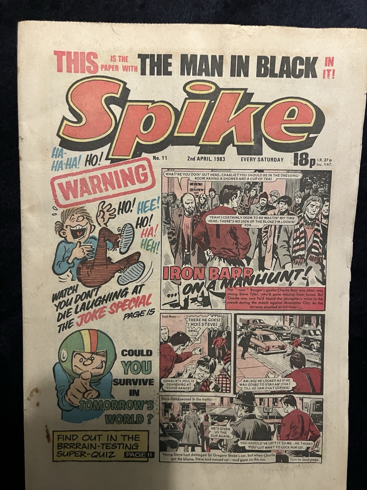 Spike Comic No# 11 2nd April 1983 FN